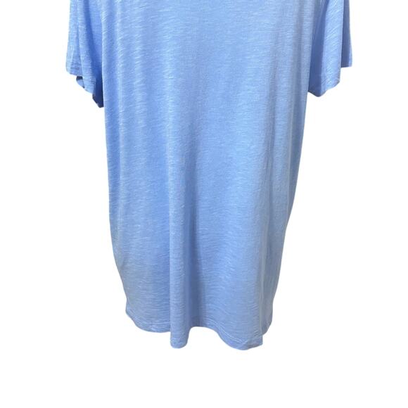 Caslon Casual T-Shirt Short Sleeves Scoop Neckline Soft Knit Blue Women's S NWT - Picture 6 of 9